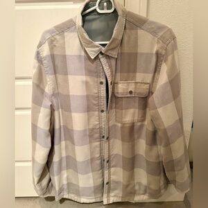 Plaid Button-Up reversible Shirt
